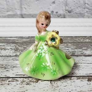 Vintage Josef Originals Emerald "May" Girl